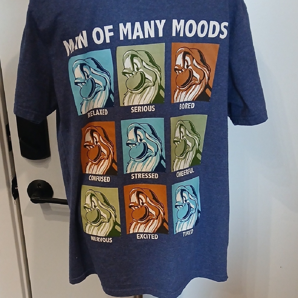 Disney Blue T-Shirt with Gold Logo